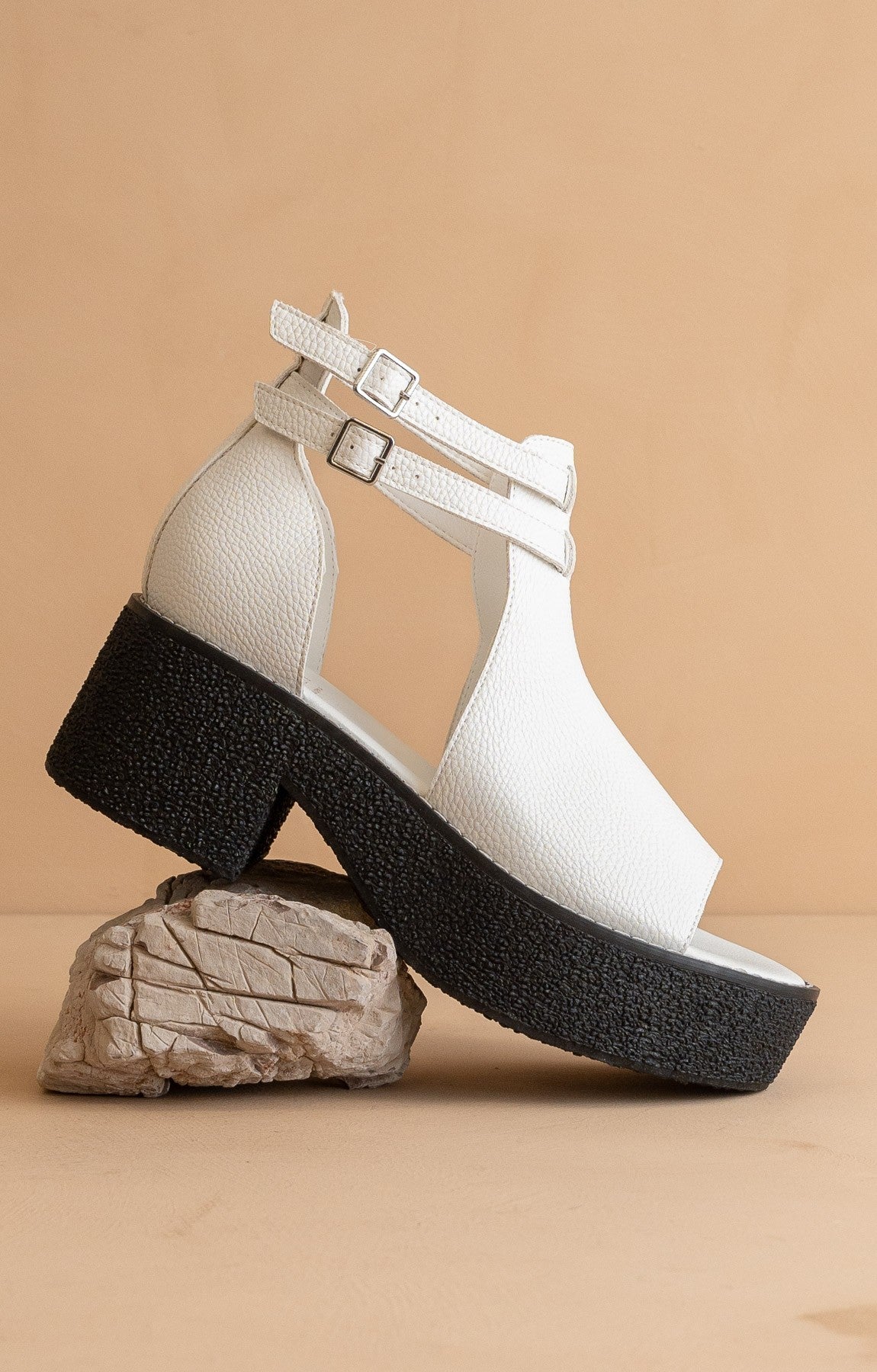 The Elizabeth - Platform Strapped Sandal