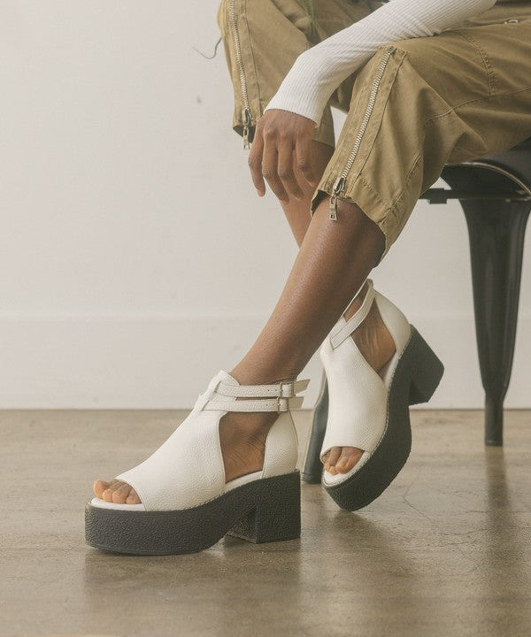 The Elizabeth - Platform Strapped Sandal