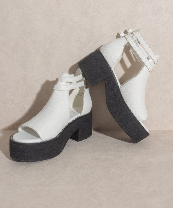 The Elizabeth - Platform Strapped Sandal