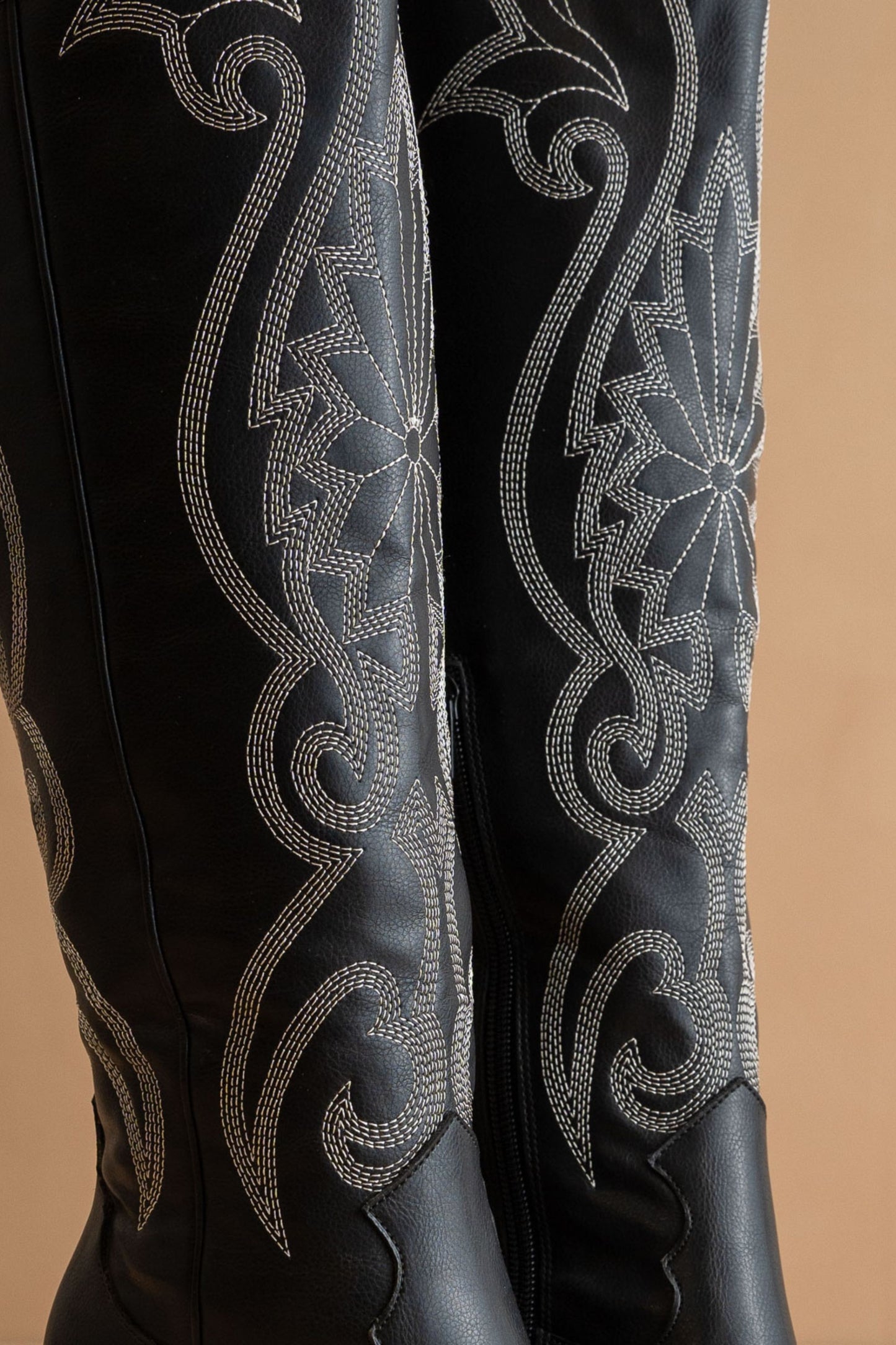 The Astrid - Knee High Cowboy Boots