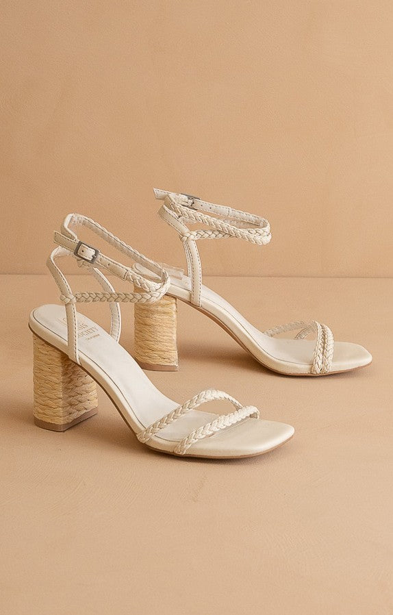 The Colmar - Jute Heel Braided Sandals