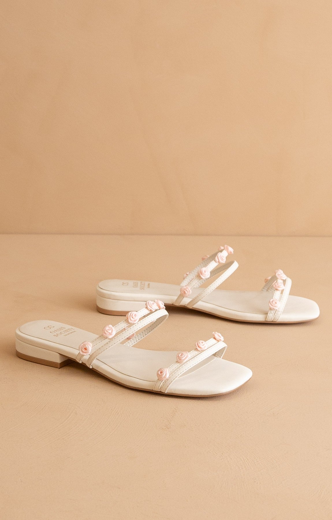 The Rosanna - Rosette Detailed Flats