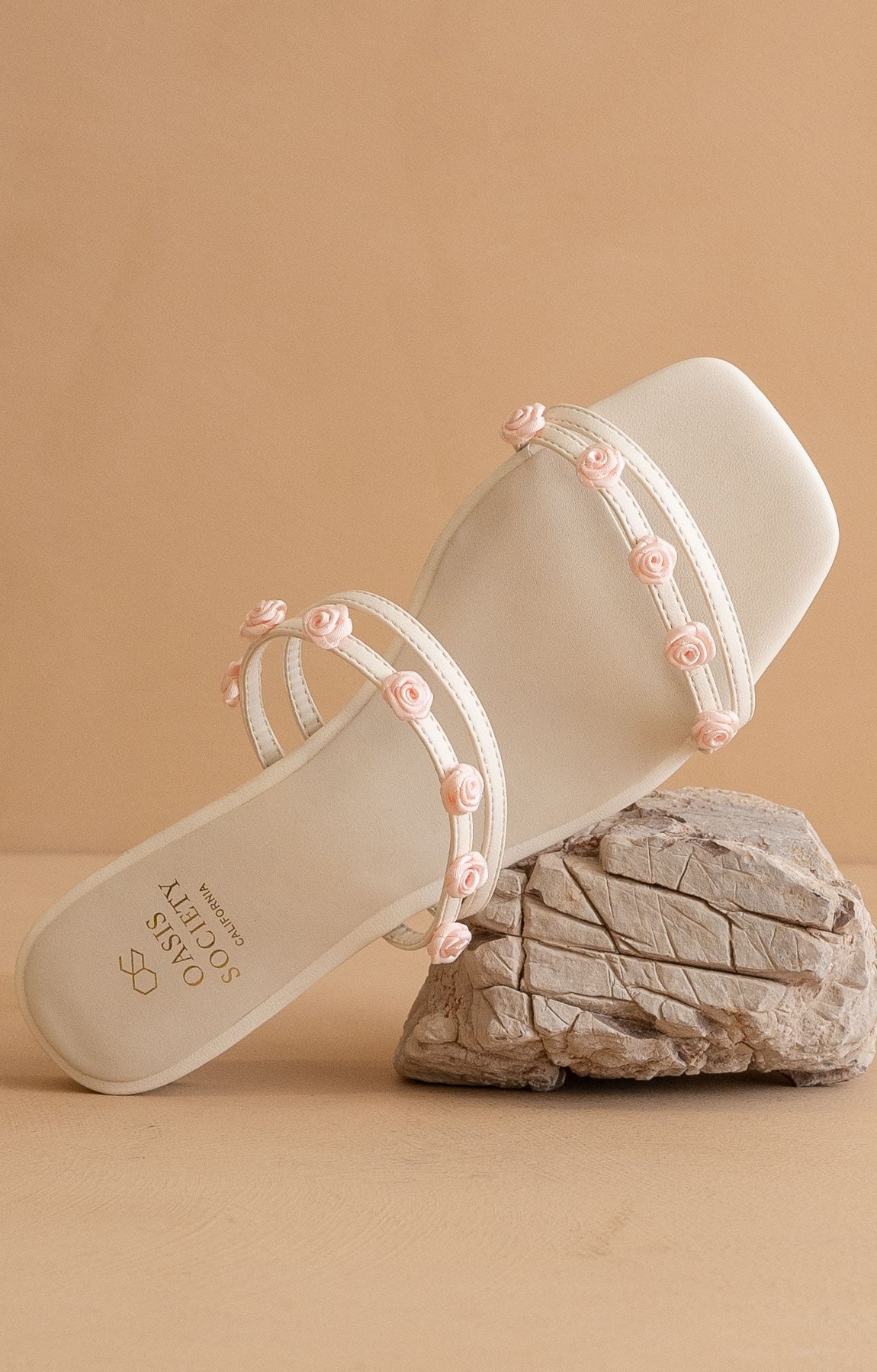 The Rosanna - Rosette Detailed Flats