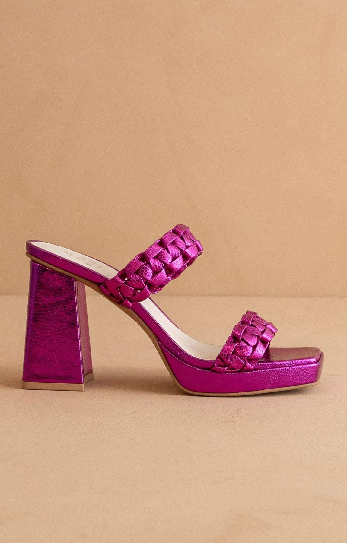 The Zenda - Braided Platform Party Heels