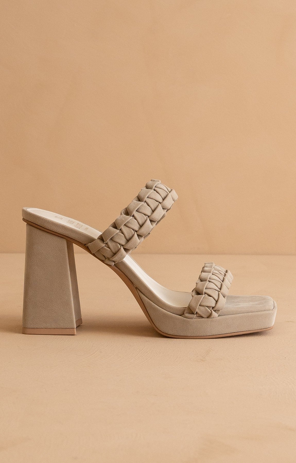 The Zenda - Braided Platform Party Heels