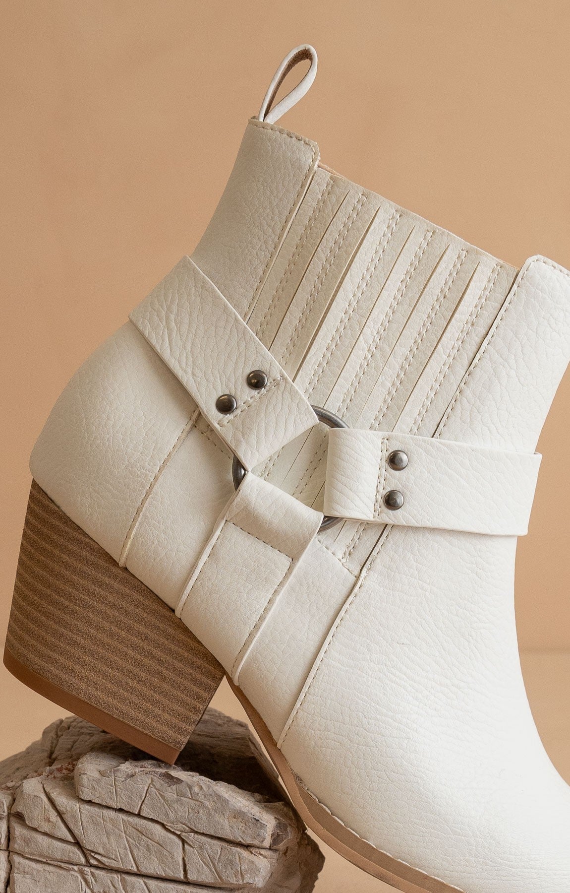 Caleb - Paneled Moto Booties