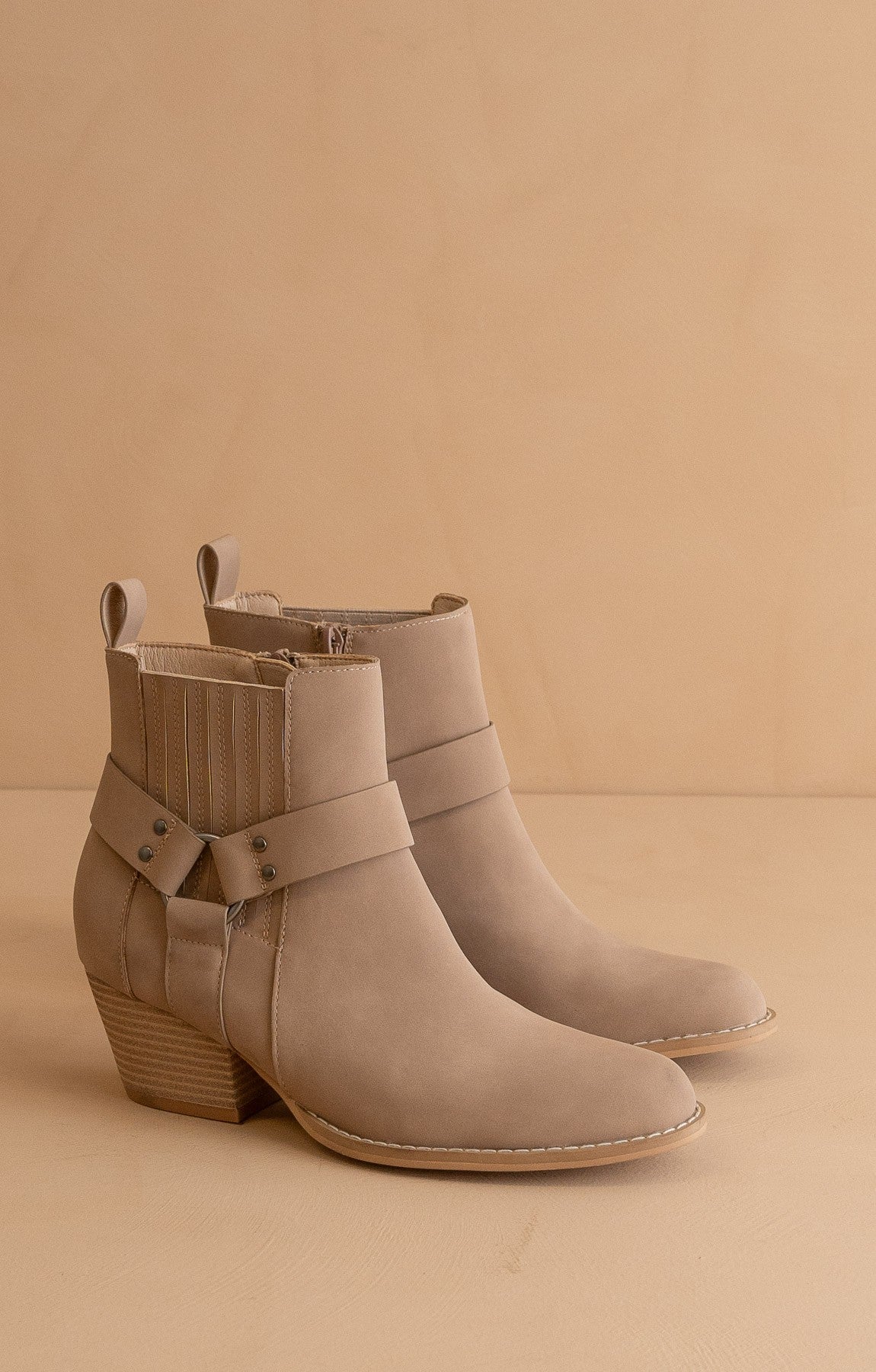 Caleb - Paneled Moto Booties