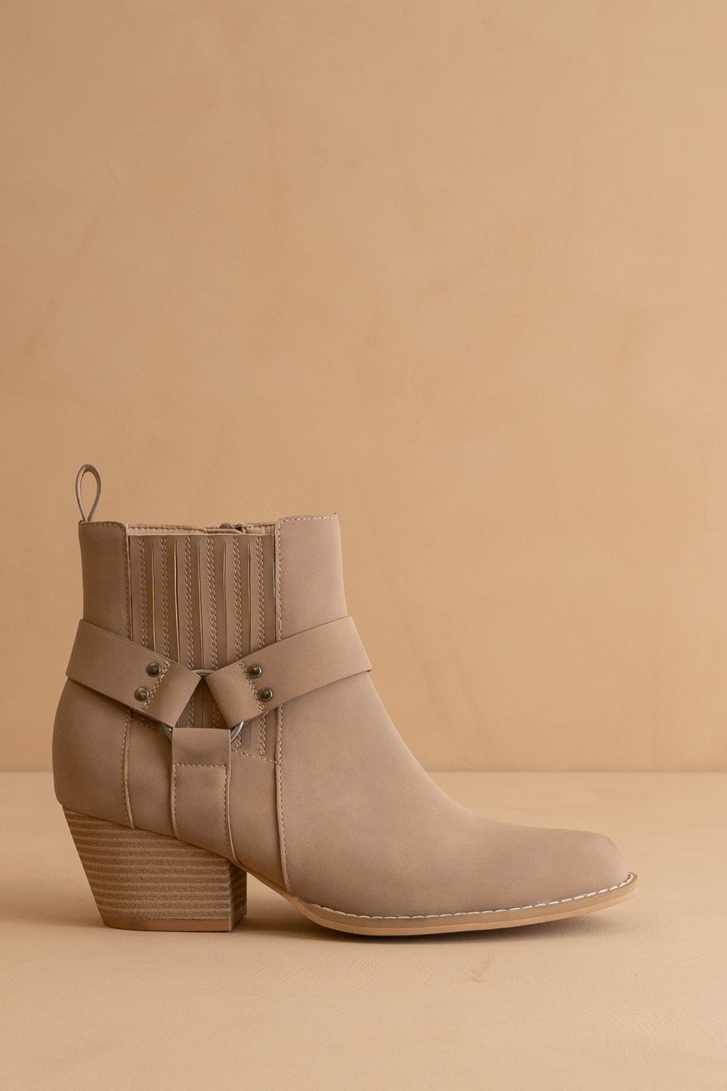 Caleb - Paneled Moto Booties