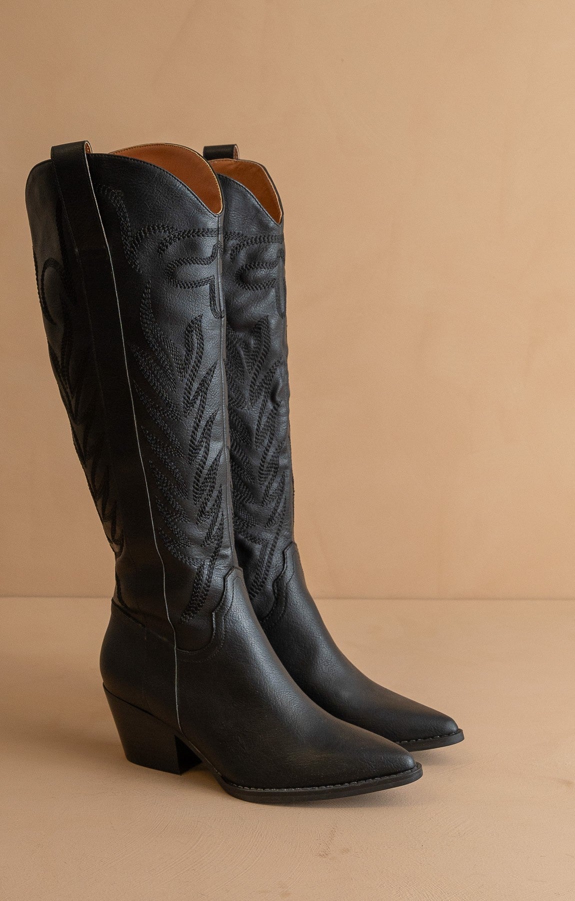 Samara - Embroidered Tall Boot