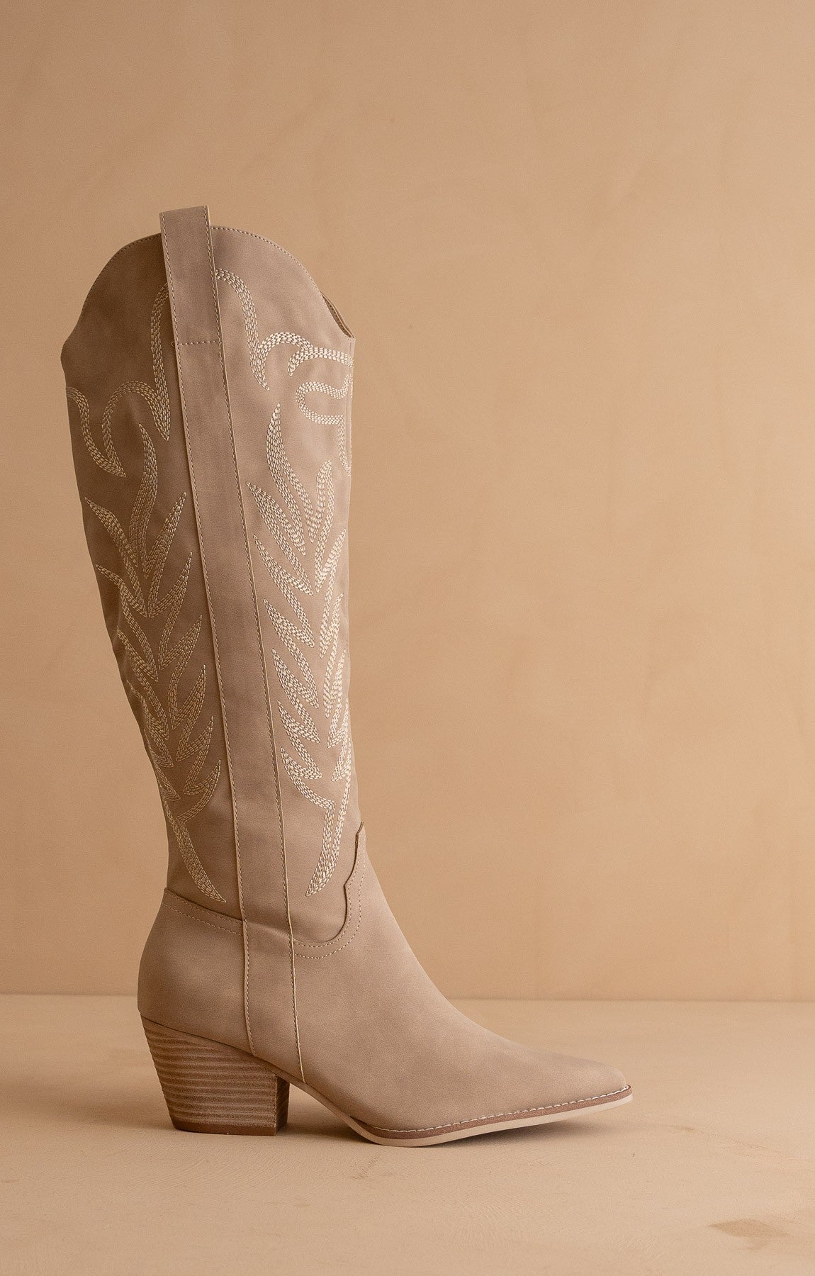 Samara - Embroidered Tall Boot