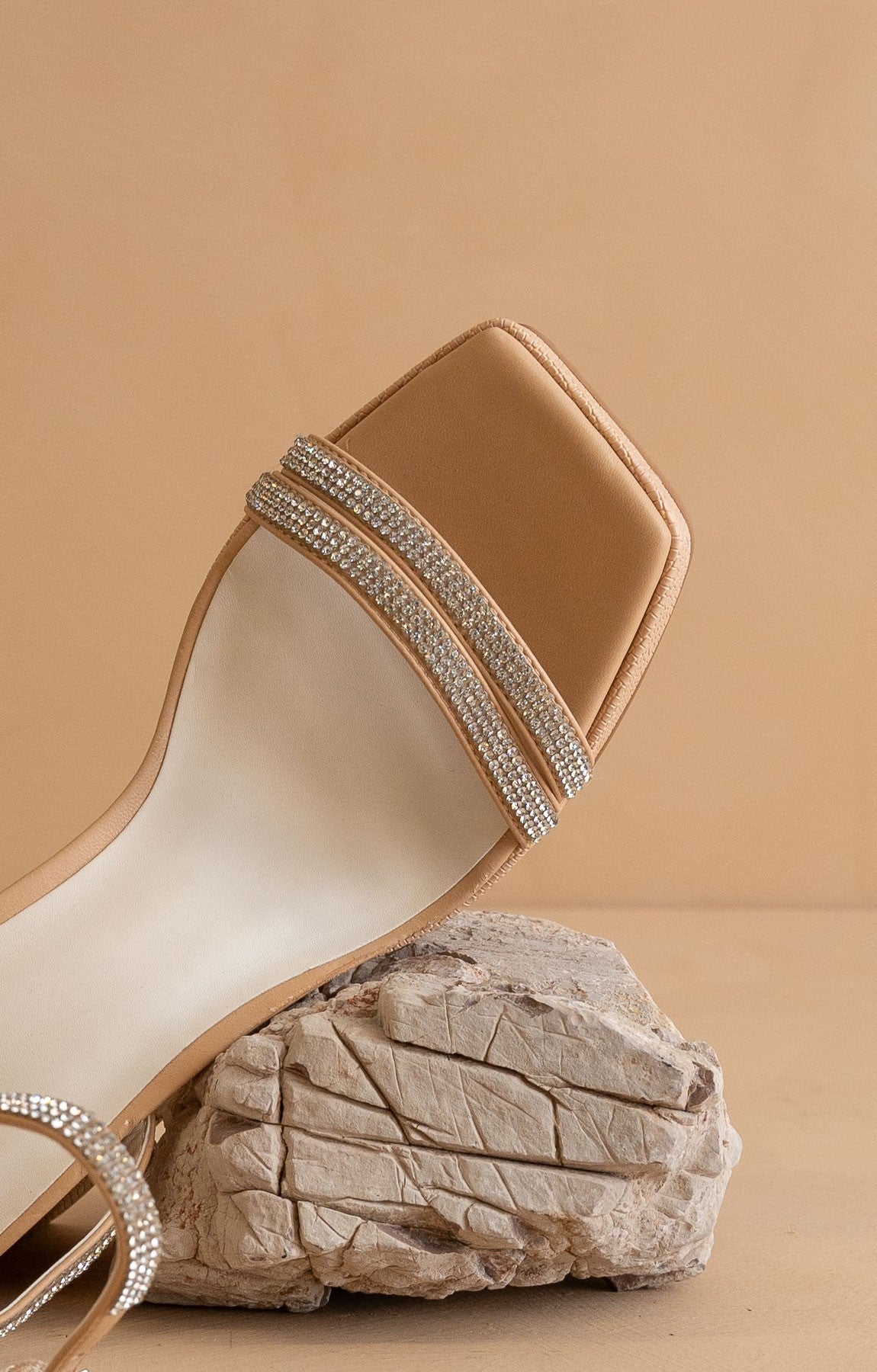 The Suva - Gator Print Rhinestone Heels