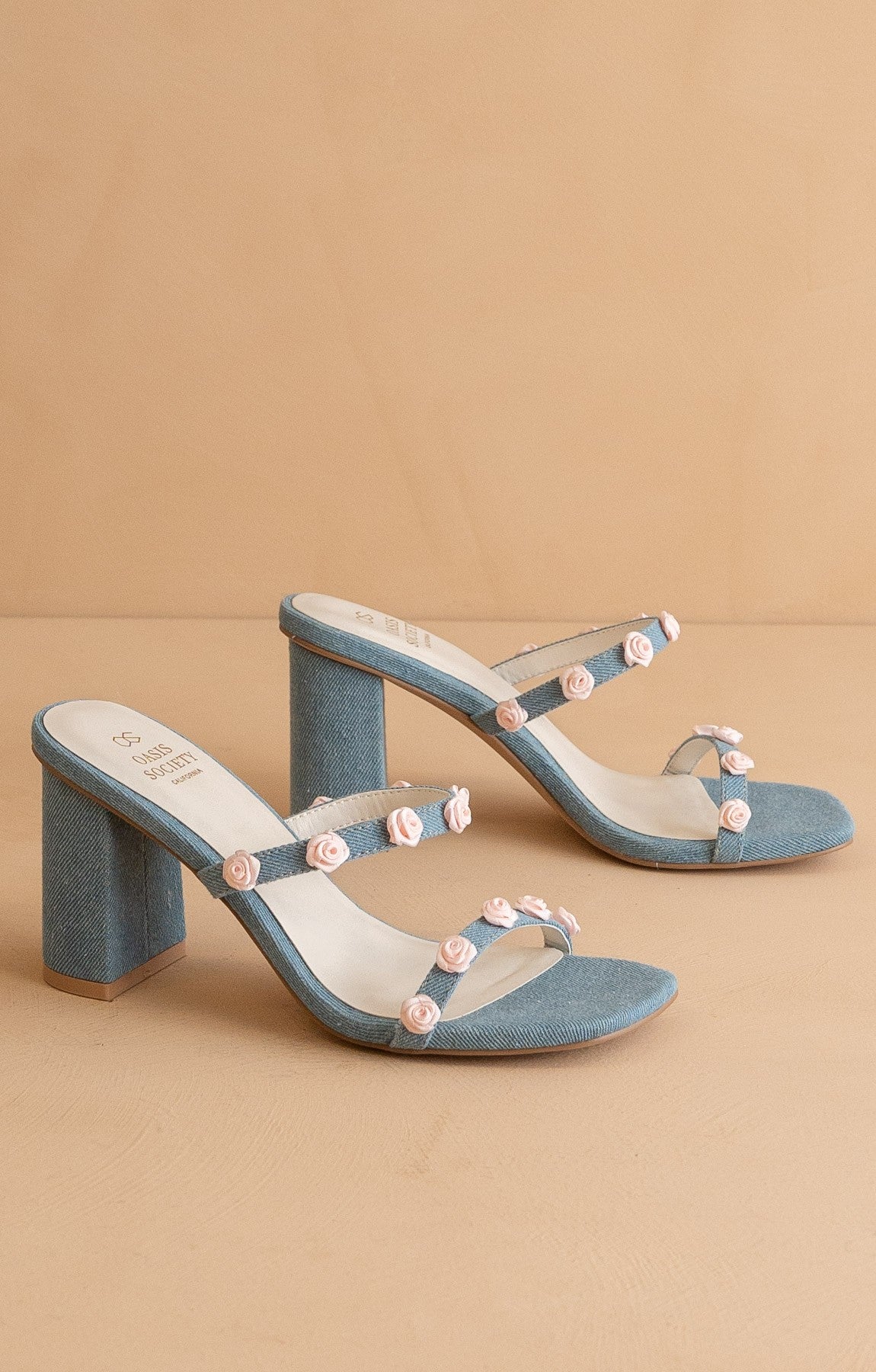 The Nia - Rosette Adorned Heels
