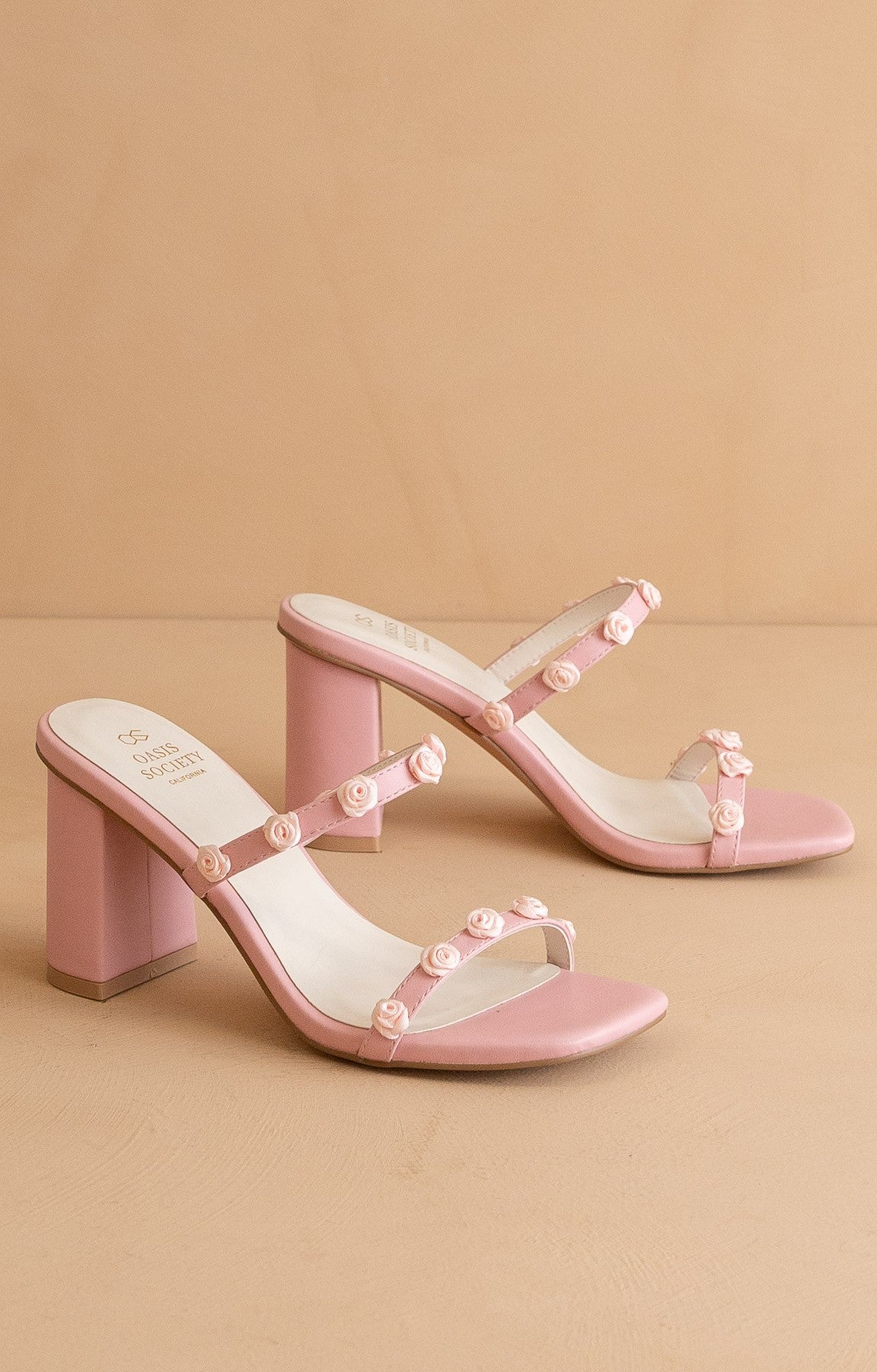 The Nia - Rosette Adorned Heels