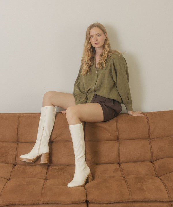 Juniper Platform Knee High Boots!