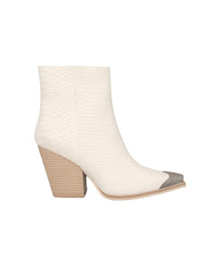 The Zion - Bootie with Etched Metal Toe
