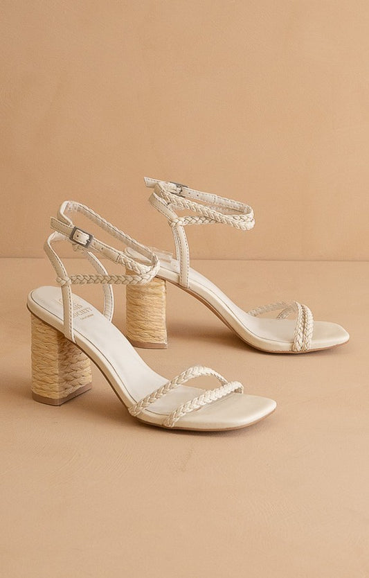 The Colmar - Jute Heel Braided Sandals