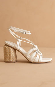 Monza - Strappy Basket Weave Heels