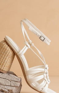 Monza - Strappy Basket Weave Heels