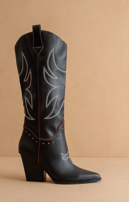 Ashton - Cowboy Boots with Flair