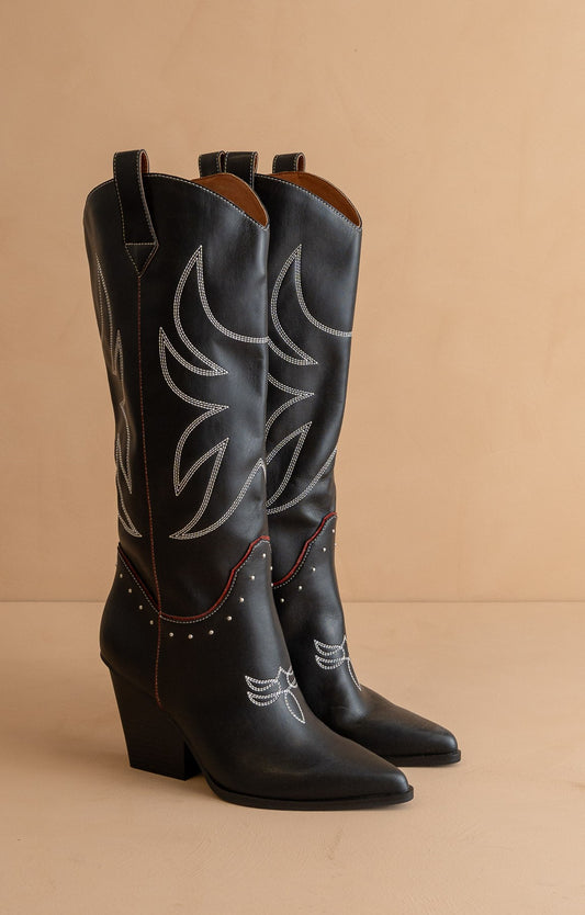 Ashton - Cowboy Boots with Flair