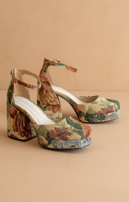 Oslo Chunky Platform Mary Janes – Retro Women’s Shoes