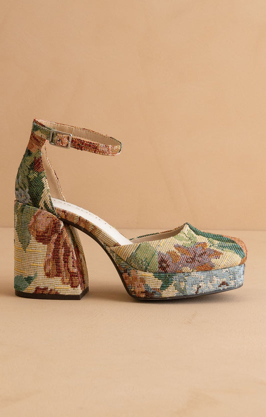 Oslo Chunky Platform Mary Janes – Retro Women’s Shoes