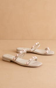 The Rosanna - Rosette Detailed Flats