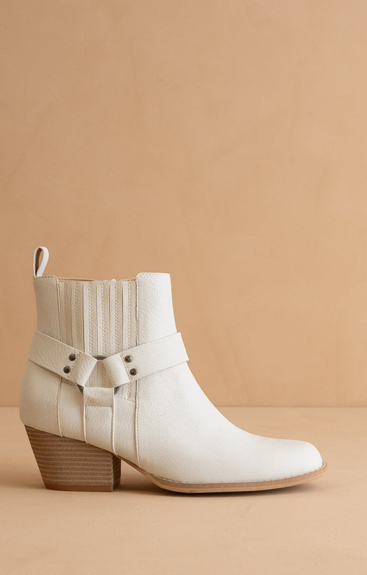 Caleb - Paneled Moto Booties