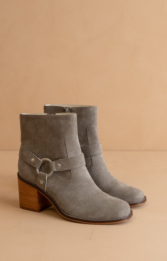 Cameron - Heeled Moto Chelsea Boots