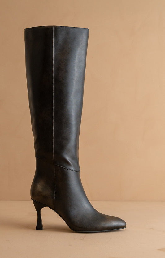 Lexington - Pointed Toe Knee High Boots