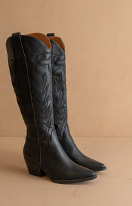 Samara - Embroidered Tall Boot