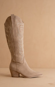 Samara - Embroidered Tall Boot