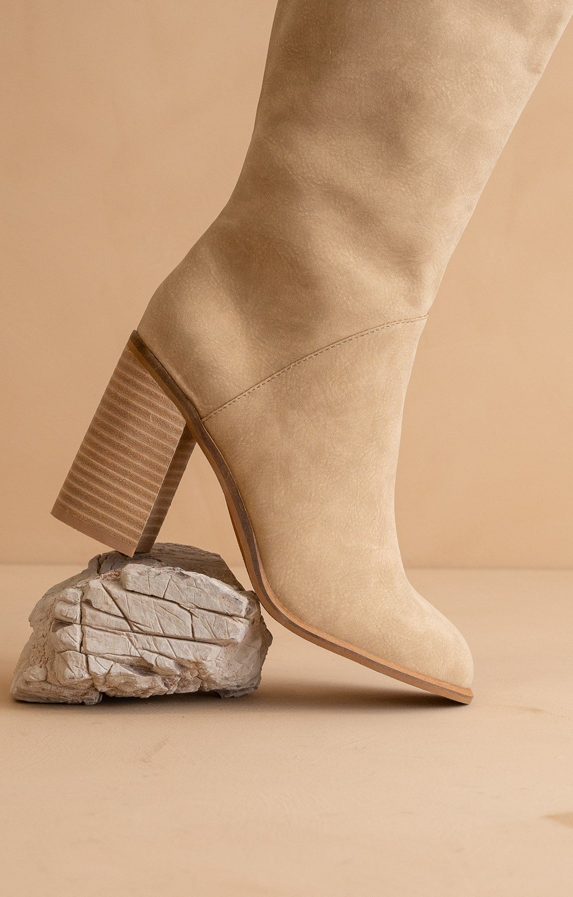 Shiloh - Knee High Block Heel Boots