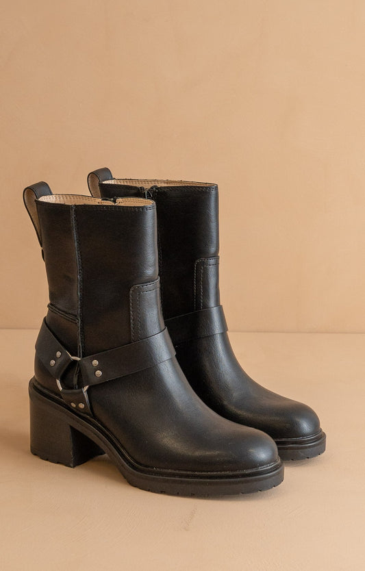 Clyde - Moto Ankle Boots