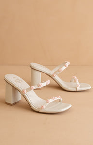 The Nia - Rosette Adorned Heels