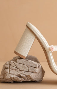 The Nia - Rosette Adorned Heels