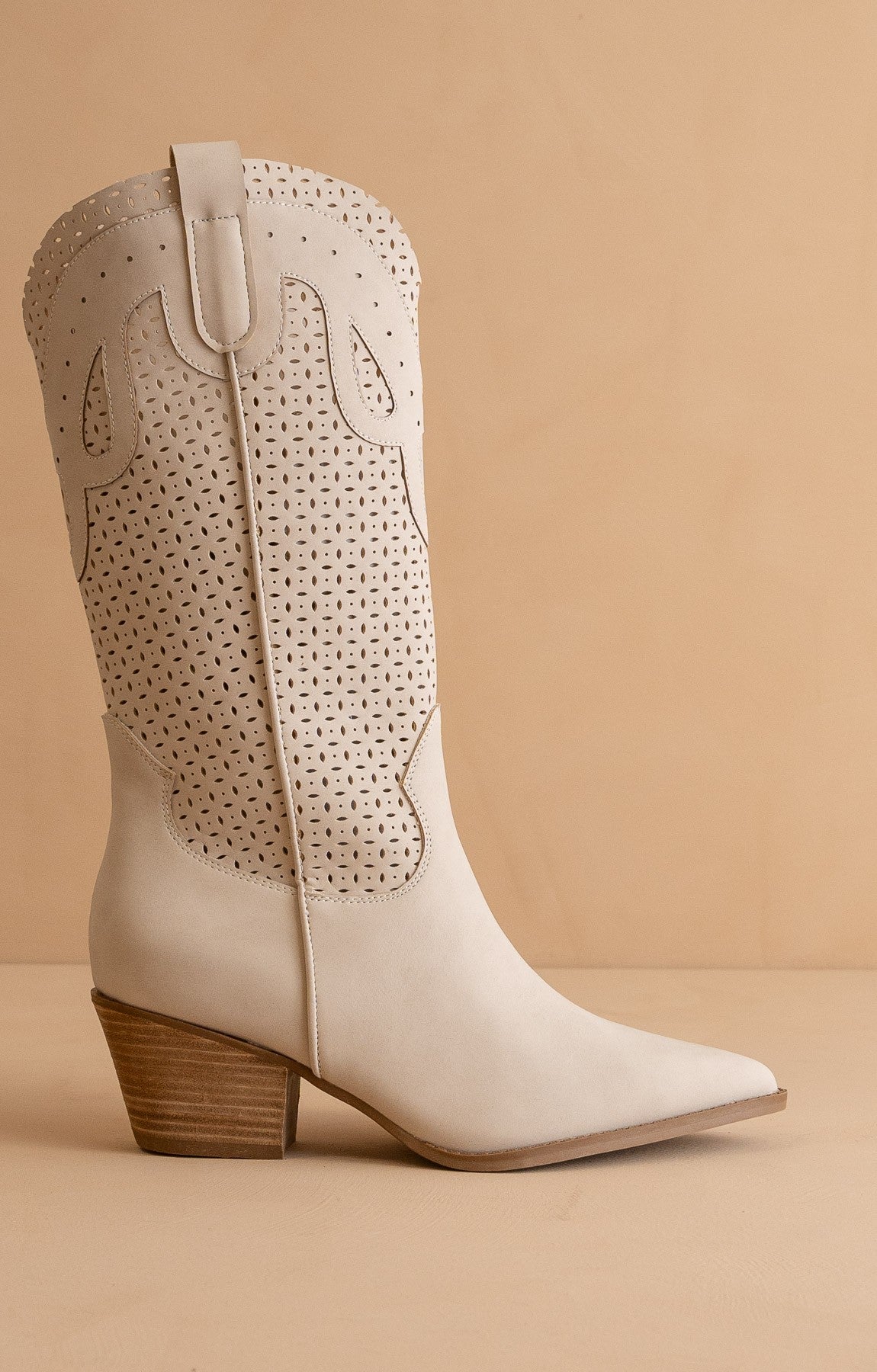 Gabby Perforated Western Boot