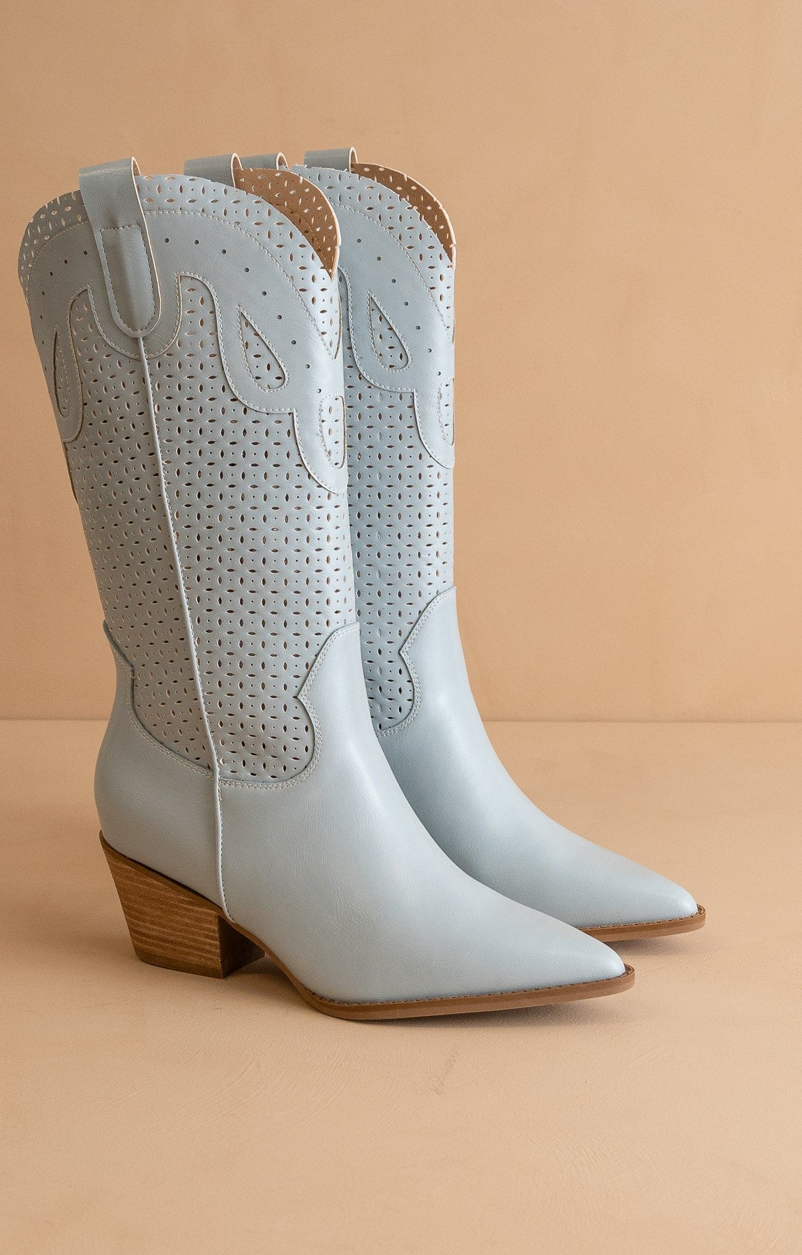 Gabby Perforated Western Boot