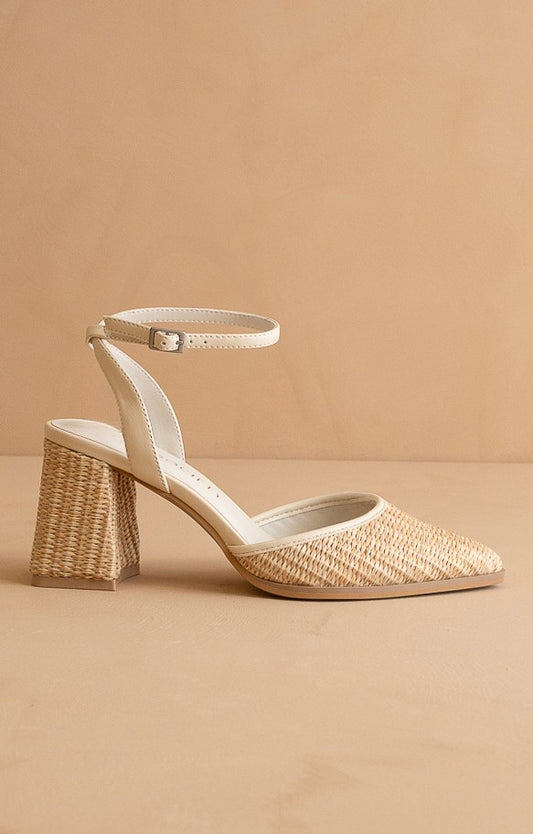 Princess Pointed Toe Heel with Ankle Strap – Women’s Dress Shoe