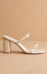 The Wendy Double Strap Bow Heels
