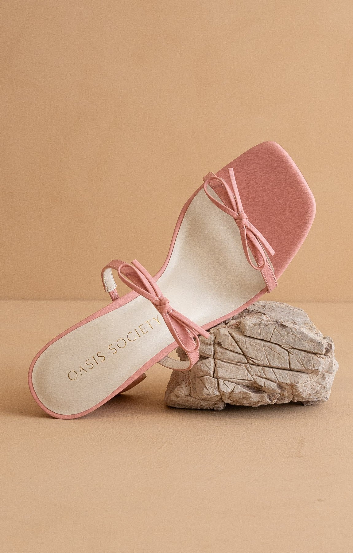 The Wendy Double Strap Bow Heels
