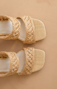The Barbara - Woven Double Band Heels