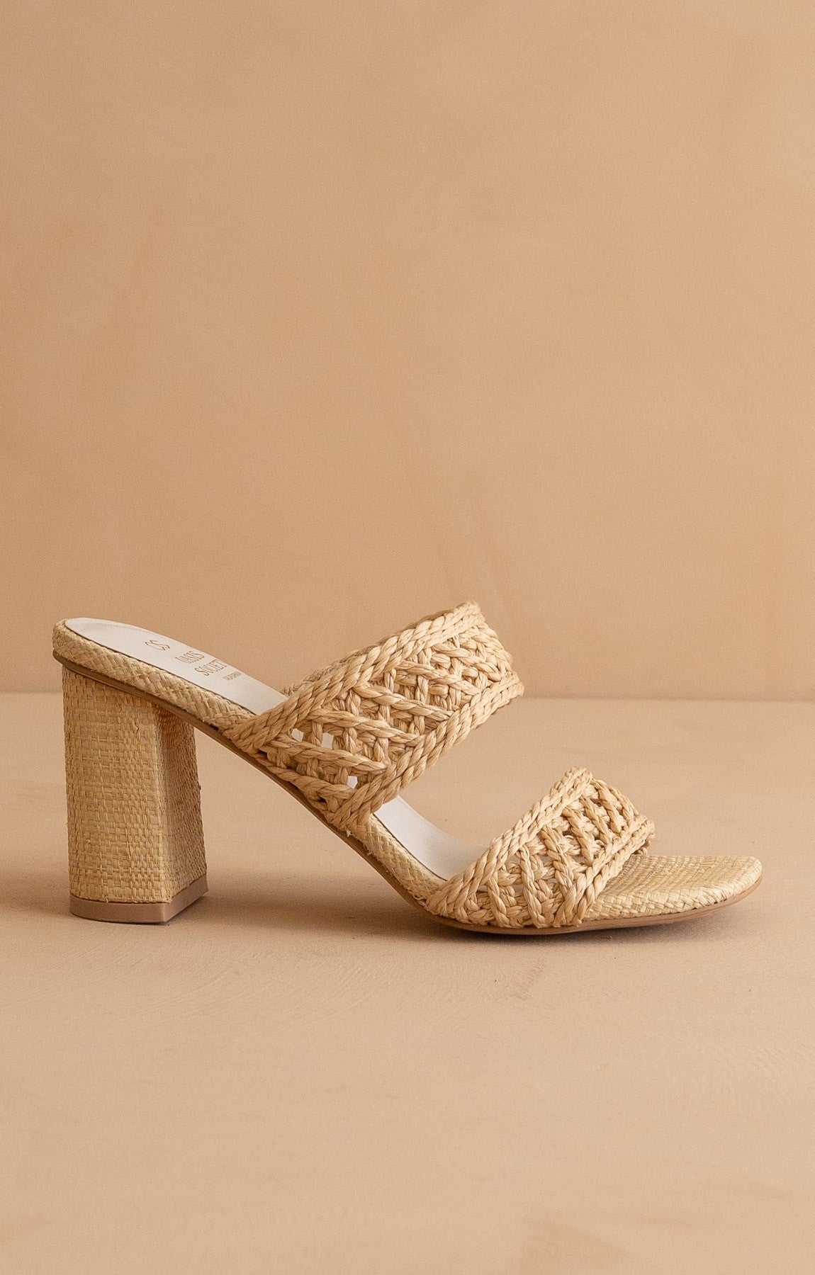 The Barbara - Woven Double Band Heels