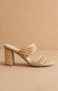 The Barbara - Woven Double Band Heels