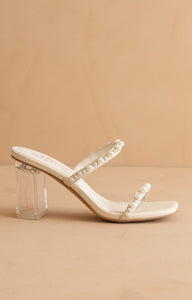 Mae - Strappy Pearl Heel