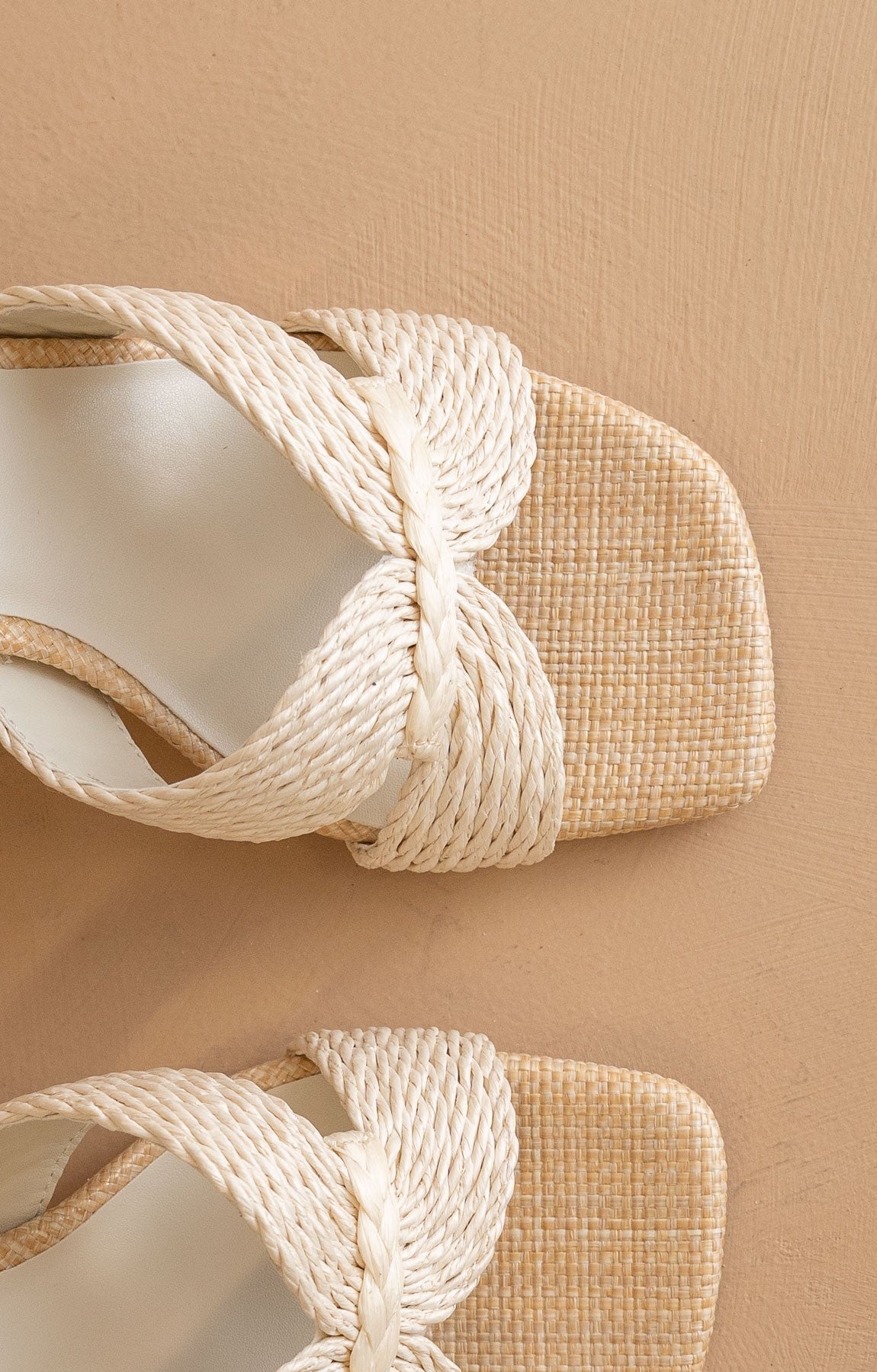 Santiago - Raffia Heels