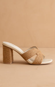 Santiago - Raffia Heels