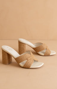Santiago - Raffia Heels