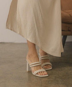 Angela - Strappy Alligator Heel - The Lelia