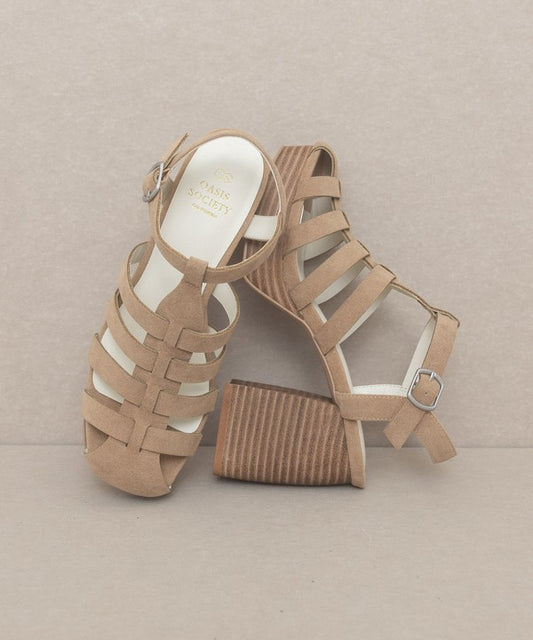 The Hailee - Gladiator Platform Heel